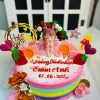 BBG08 – Bánh kem công chúa công cằm đáng yêu