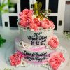 BCH001 - Bánh Cưới Hoa Hạnh Phúc