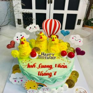 BCG15 – Bánh kem sinh nhật tặng người tuổi gà